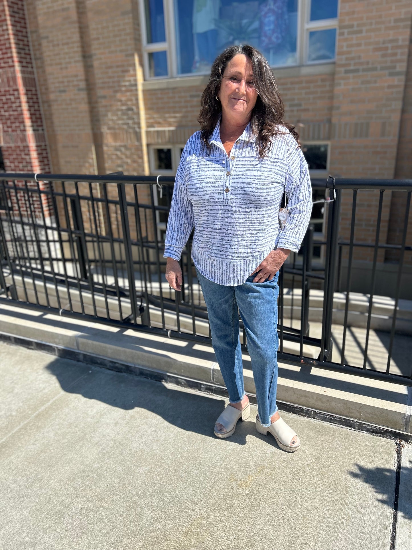 Escape Bali Stripe Pullover