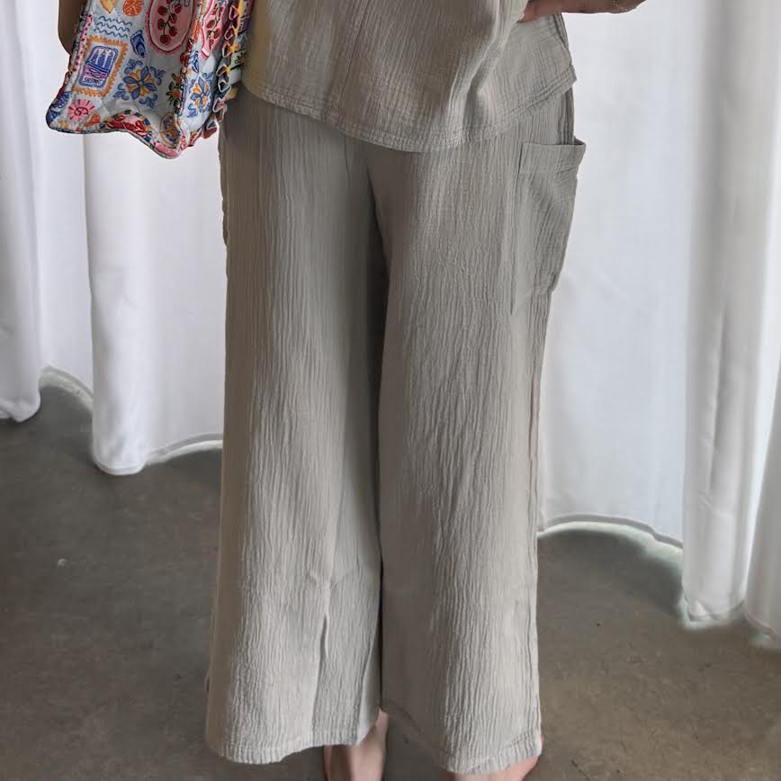 Escape Dune Gauze Flood Pant