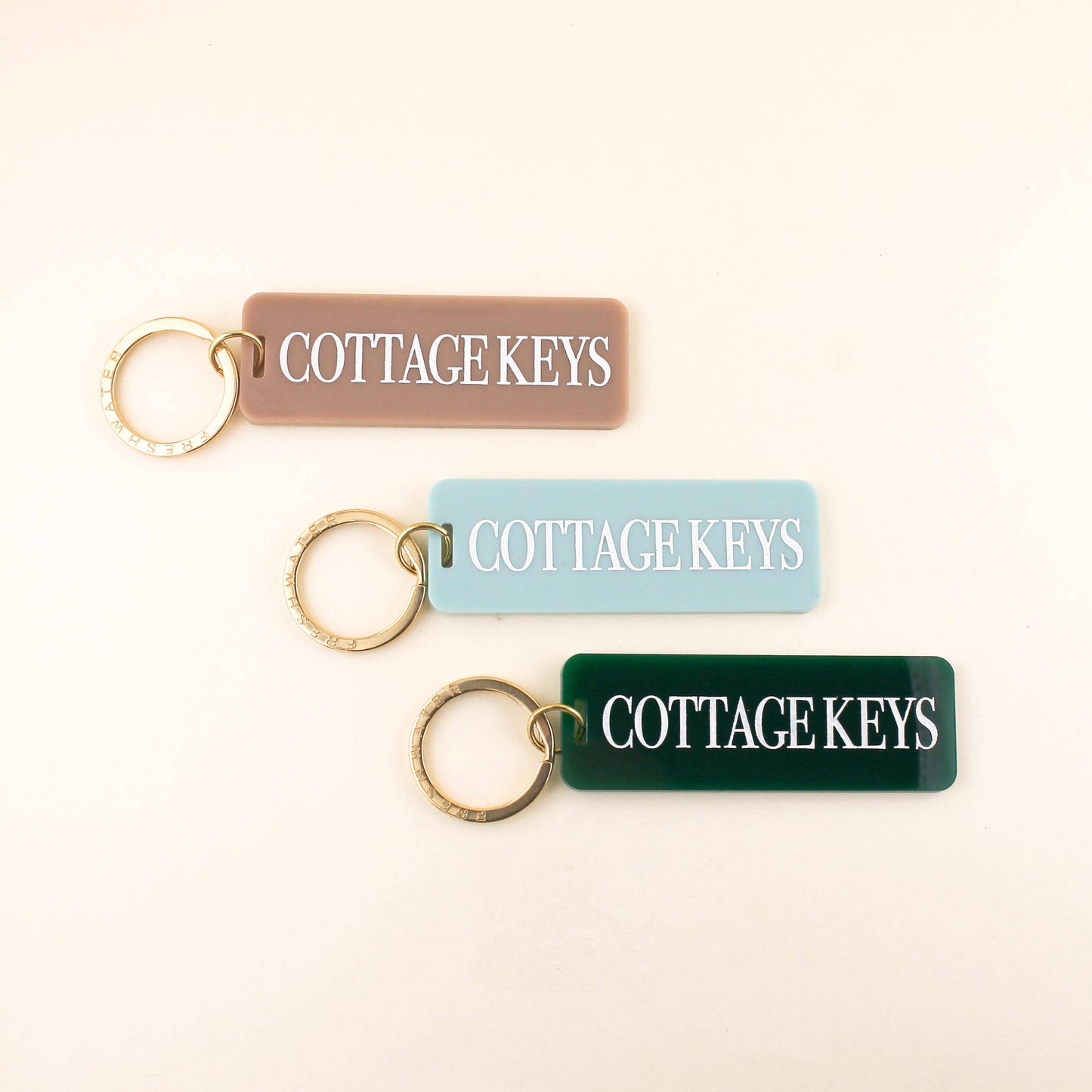 Cottage Keys Keychain