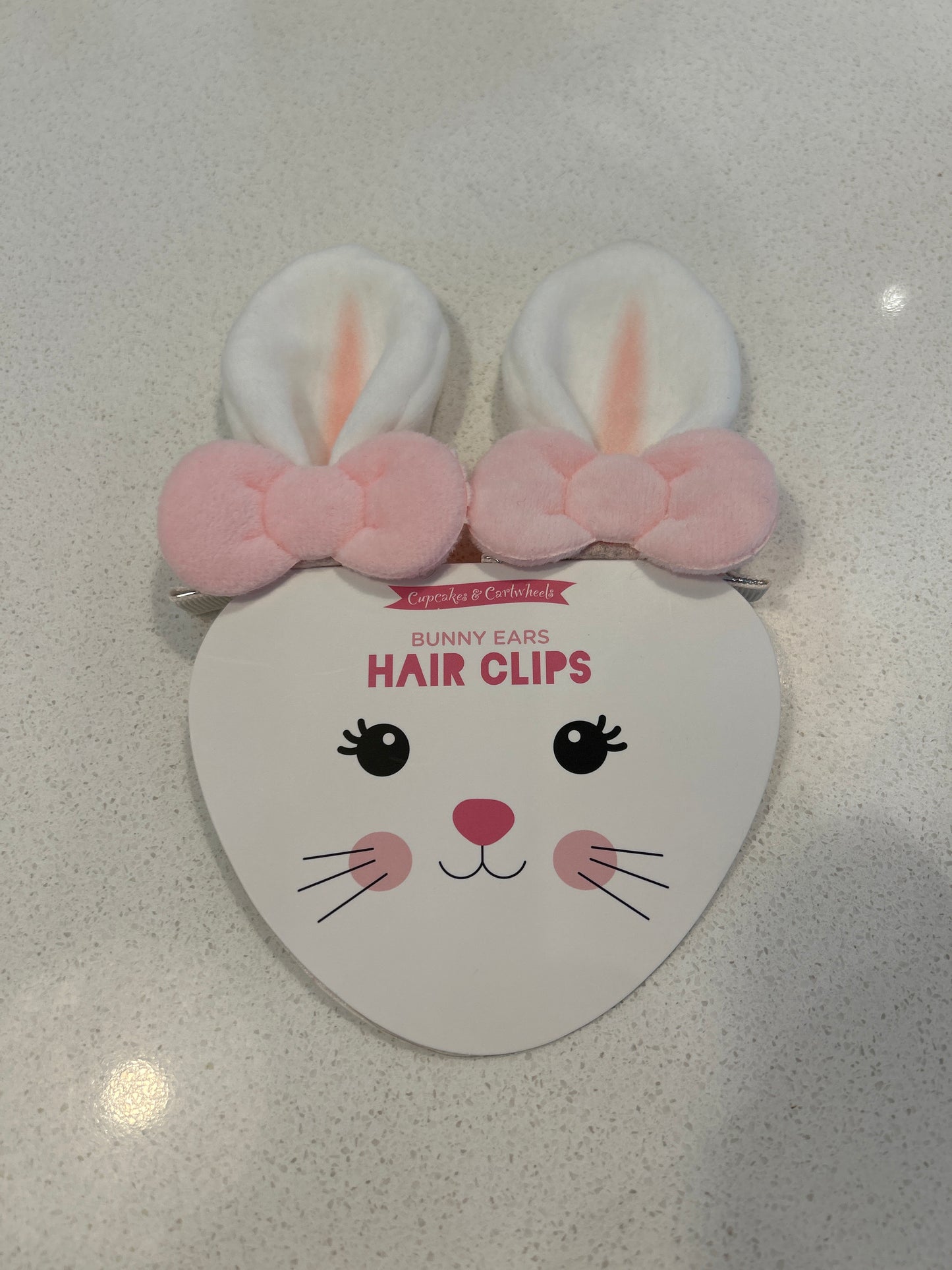 TC bunny ears with bows clip