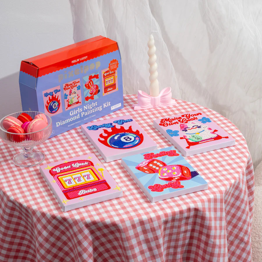 Girls Night Feelin Lucky PixelPop