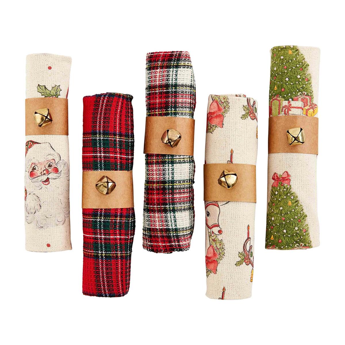Jingle Bell Wrapped Towel