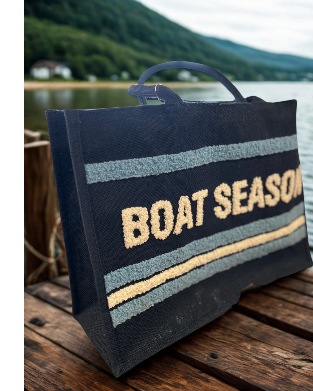 Boat Season Beach Bag