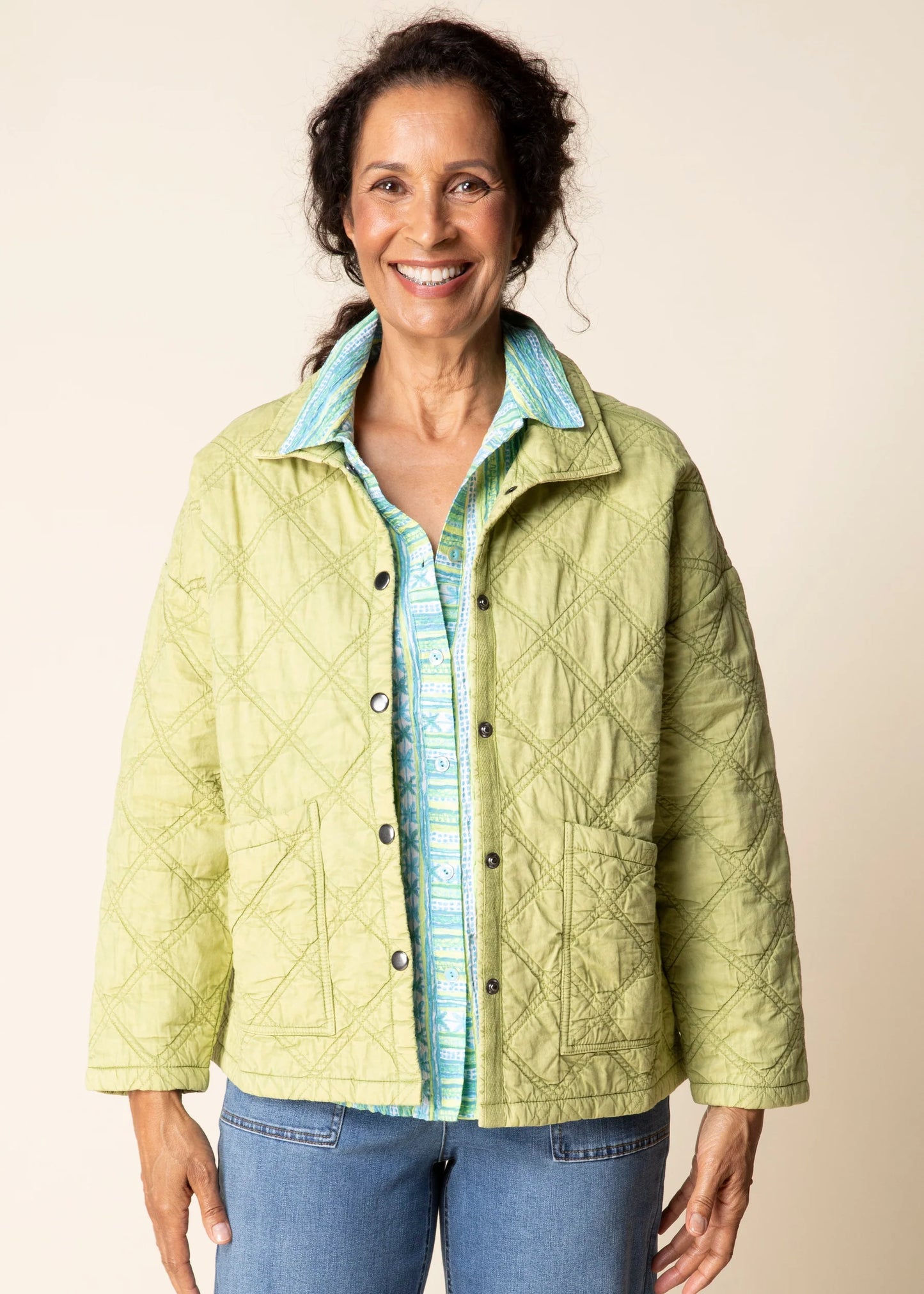Habitat Quilt Jacket-Leaf
