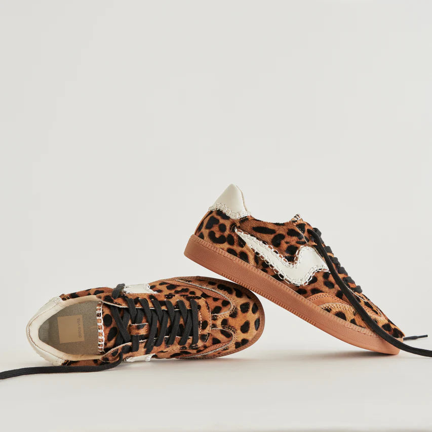 Dolce Vita Notice Stitch Sneaker Dark Leopard
