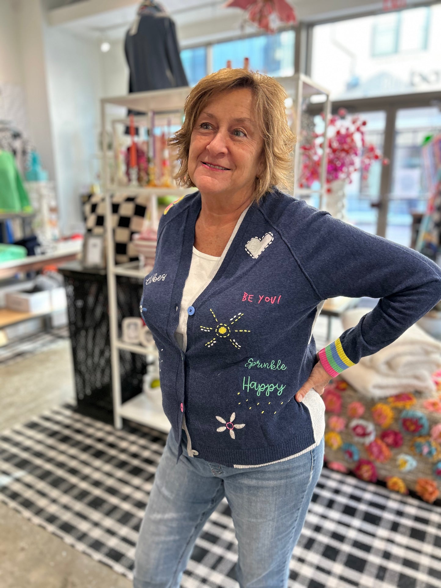 Zaket and Plover Good Vibes Cardi