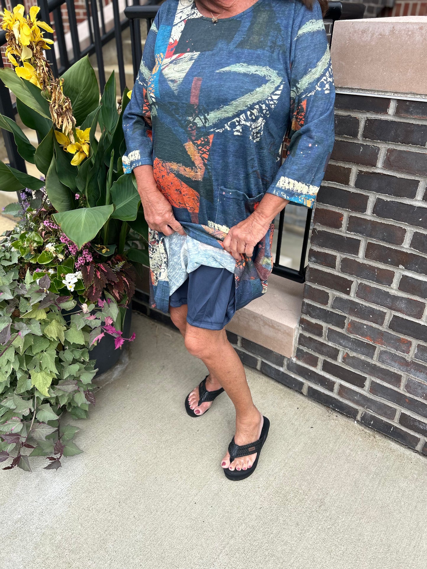 Shana Slub One Pocket Dress