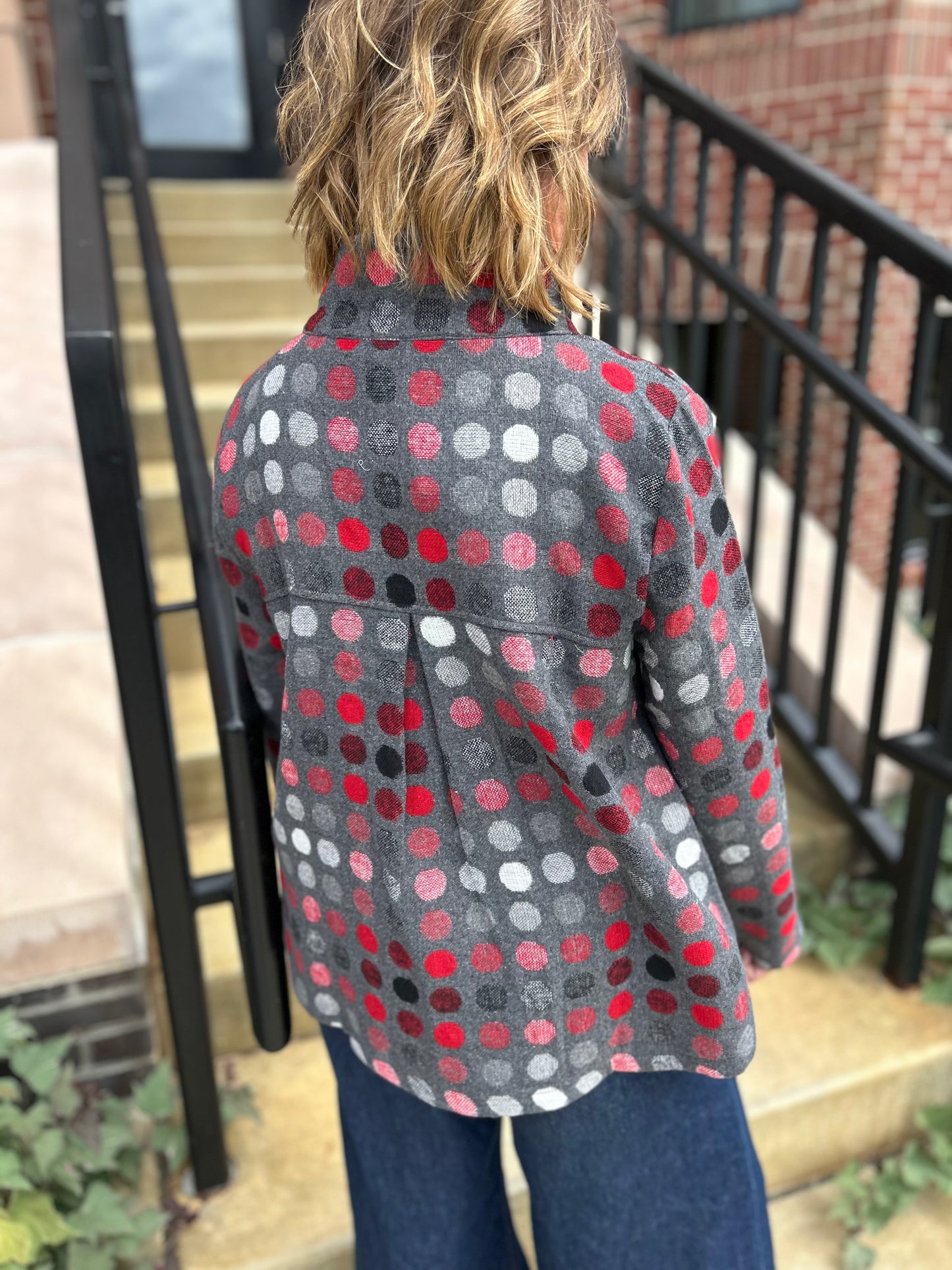 Shana Dot Button Jacket