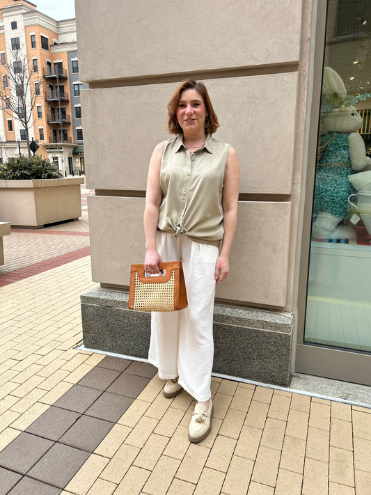 Tribal Flowy Pant Coco Milk