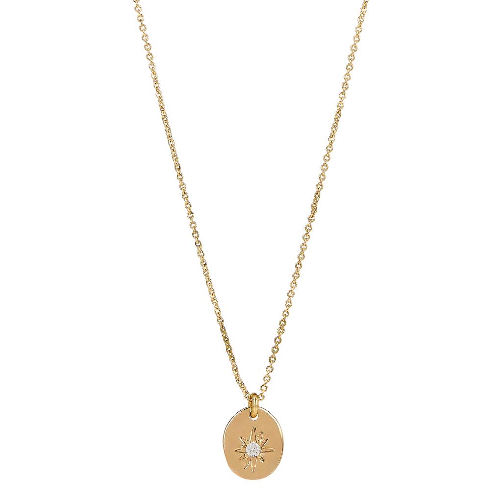 EBass Starburst Coin Necklace