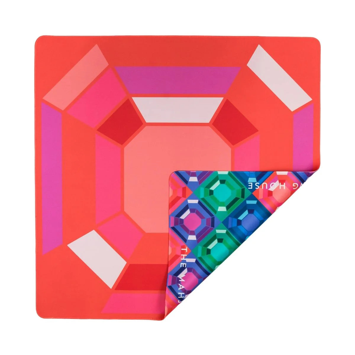 TMH Ruby Gem Double-Sided Mahjong Mat