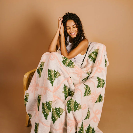 Twinkling Trees Blanket