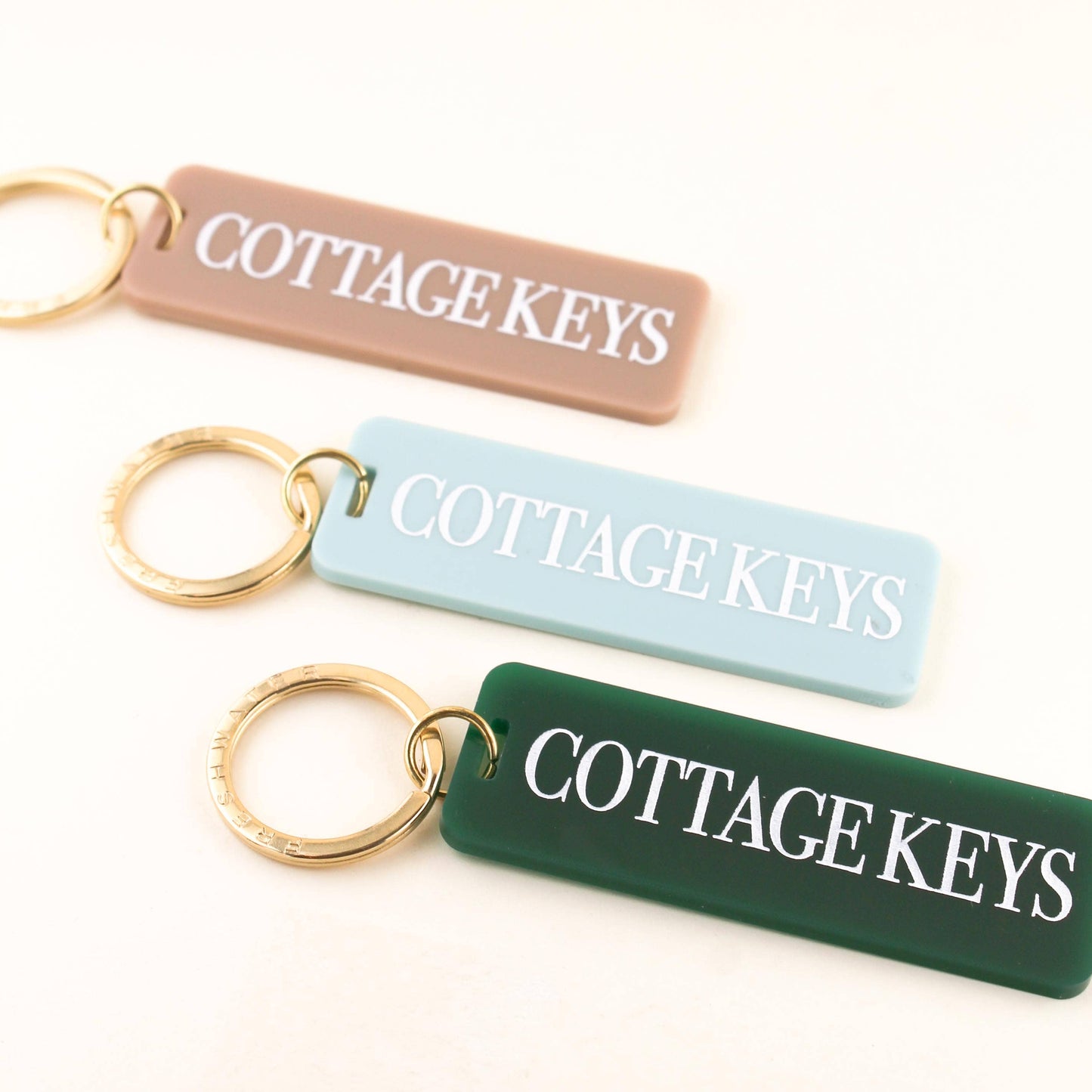Cottage Keys Keychain