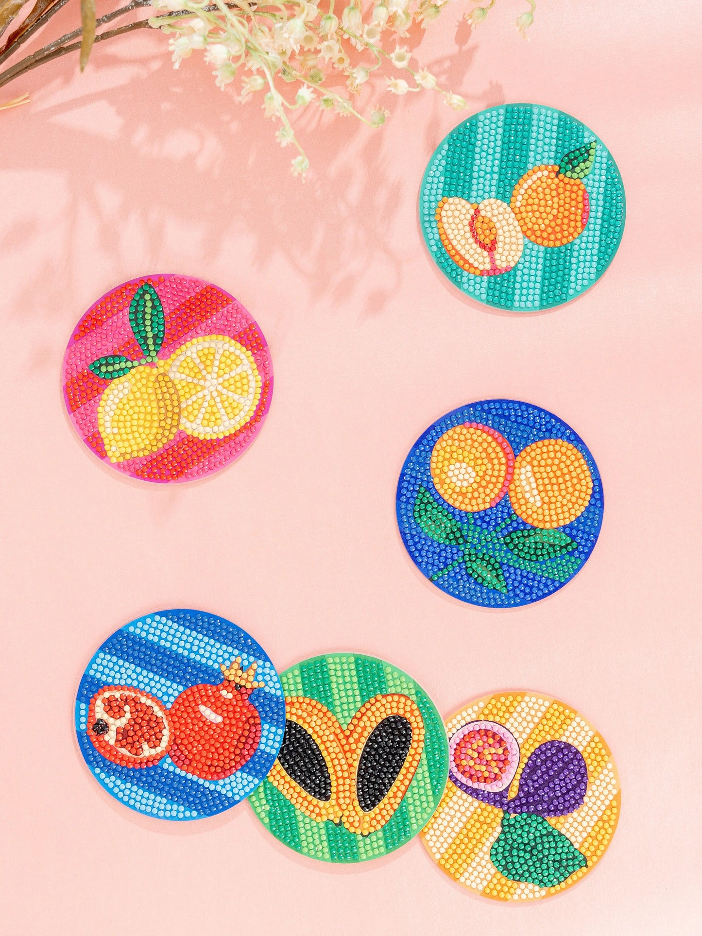 Tutti Fruitti Coaster Set PixelPop