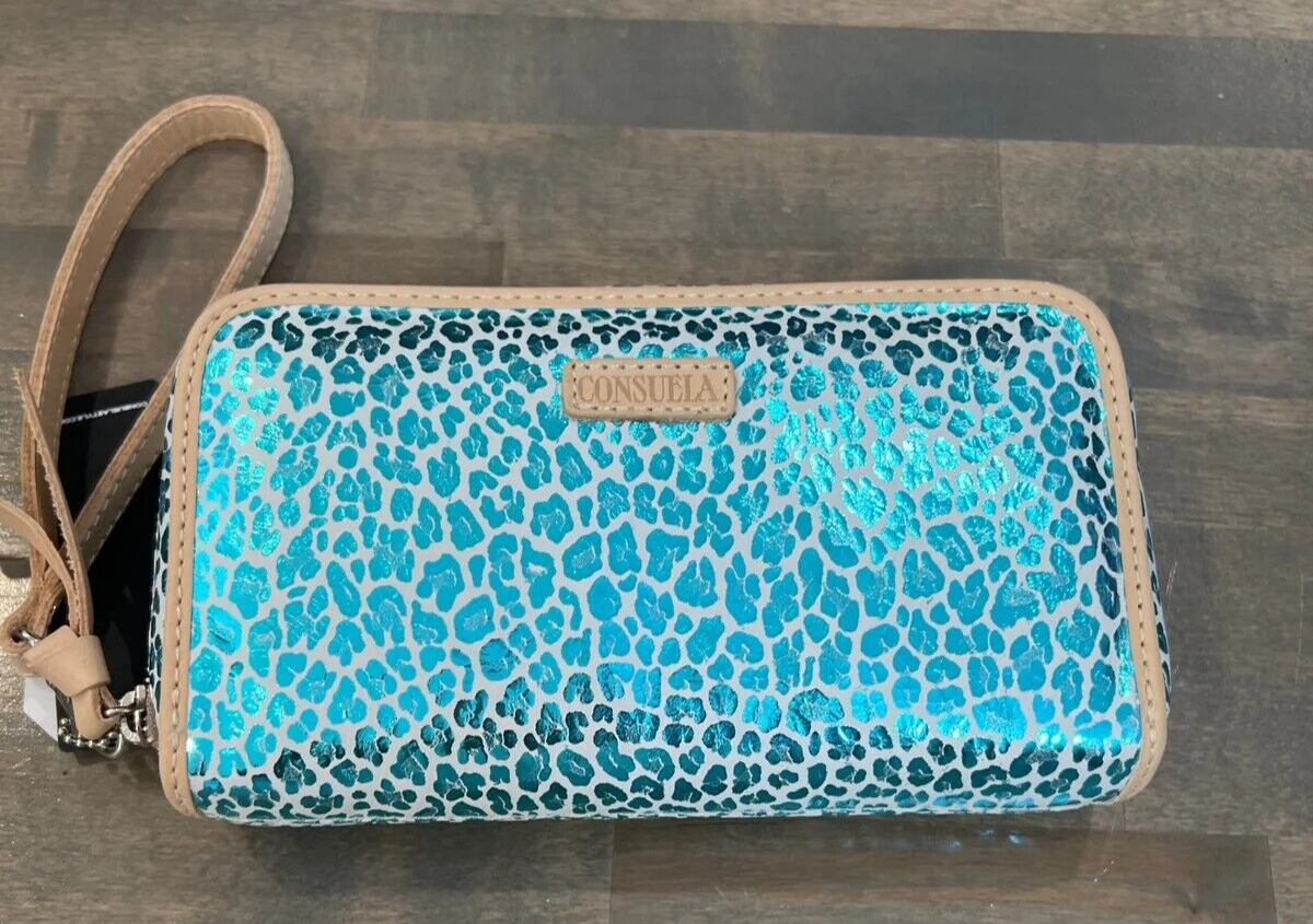 Consuela Blue selling Jag Wristlet Wallet! New!