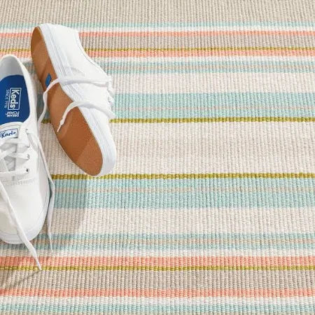 Dash and Albert Daphne Striped Sky Rug 2x3
