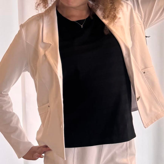 Habitat White Stonewash Cotton Jacket