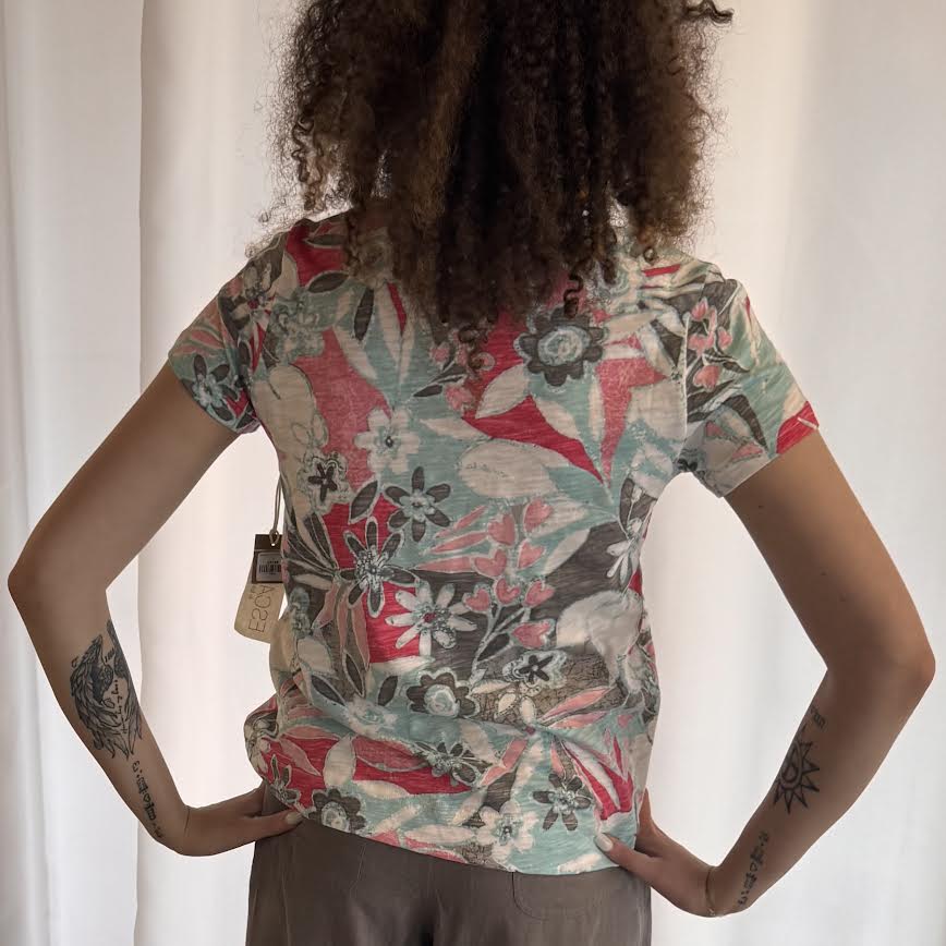 Escape Fiji Floral V Neck