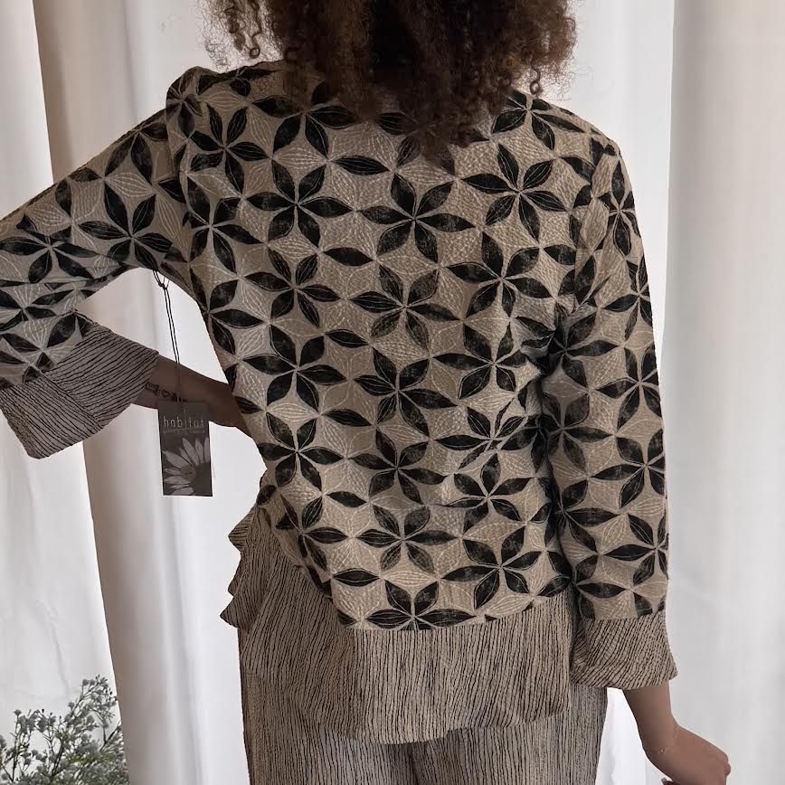 Habitat Crinkle Crepe Flounce Shirt