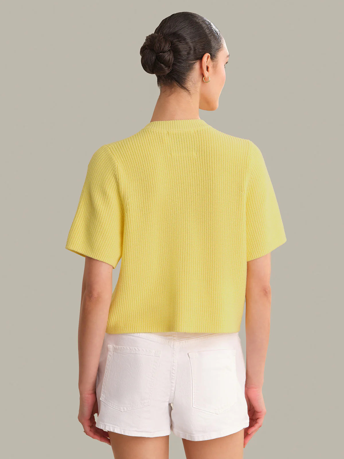 525 Ginevra Short Sleeven Shakern Cardigan