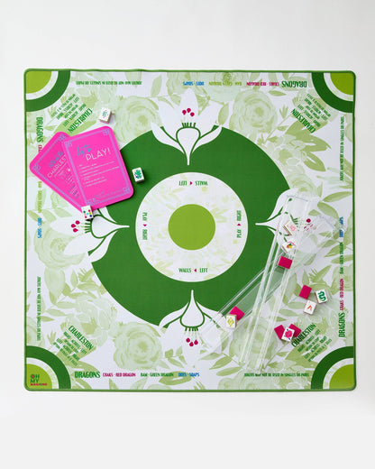 Oh My Mahjong Olive Rose Mahjong Mat