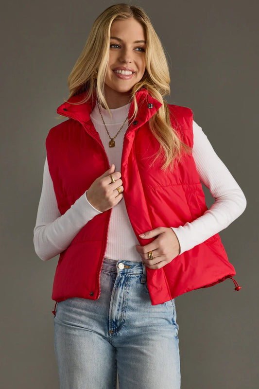 Red Puffy Vest