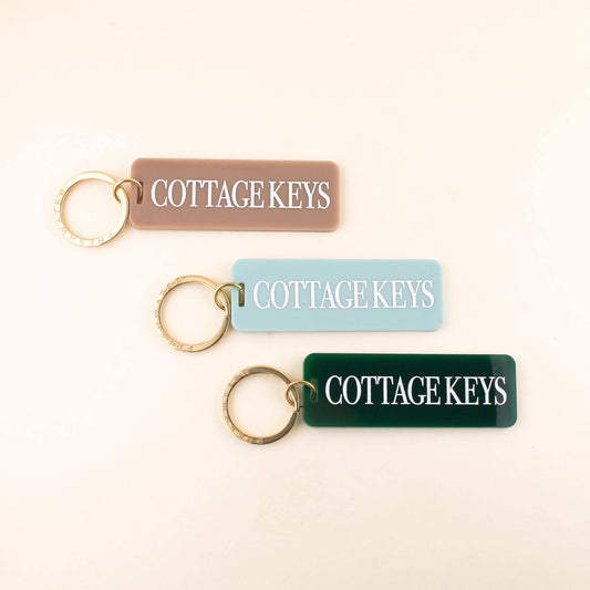 Cottage Keys Keychain