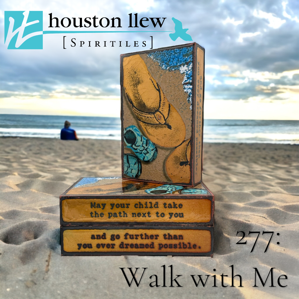 Spirit Tile -277  Walk with me