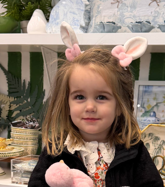 TC bunny ears with bows clip