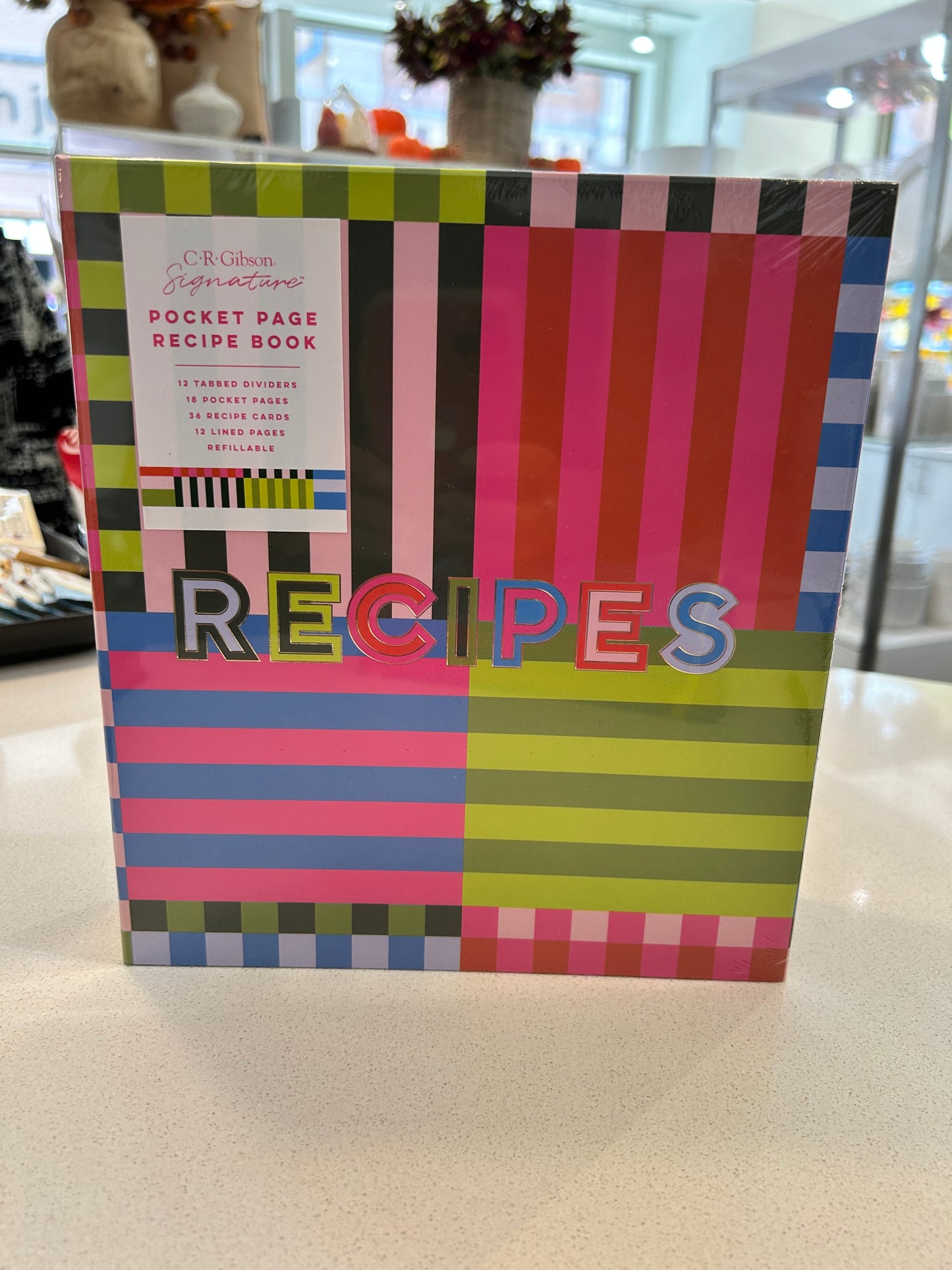 Recipe Book w/Pocket Pages