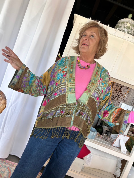 Bok Fringe Jacket O/S