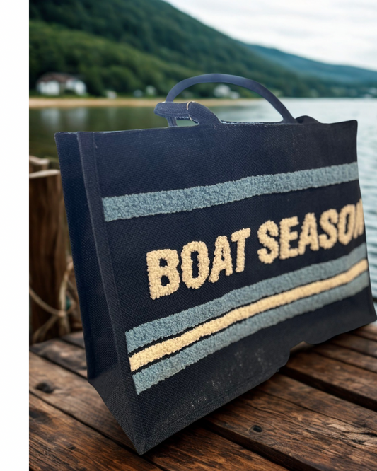 Boat Season Beach Bag
