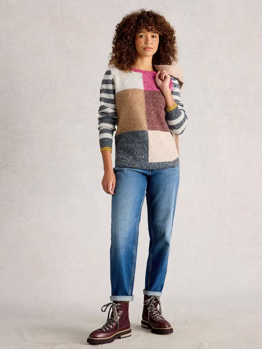WS Striped Pink Multi Sweater
