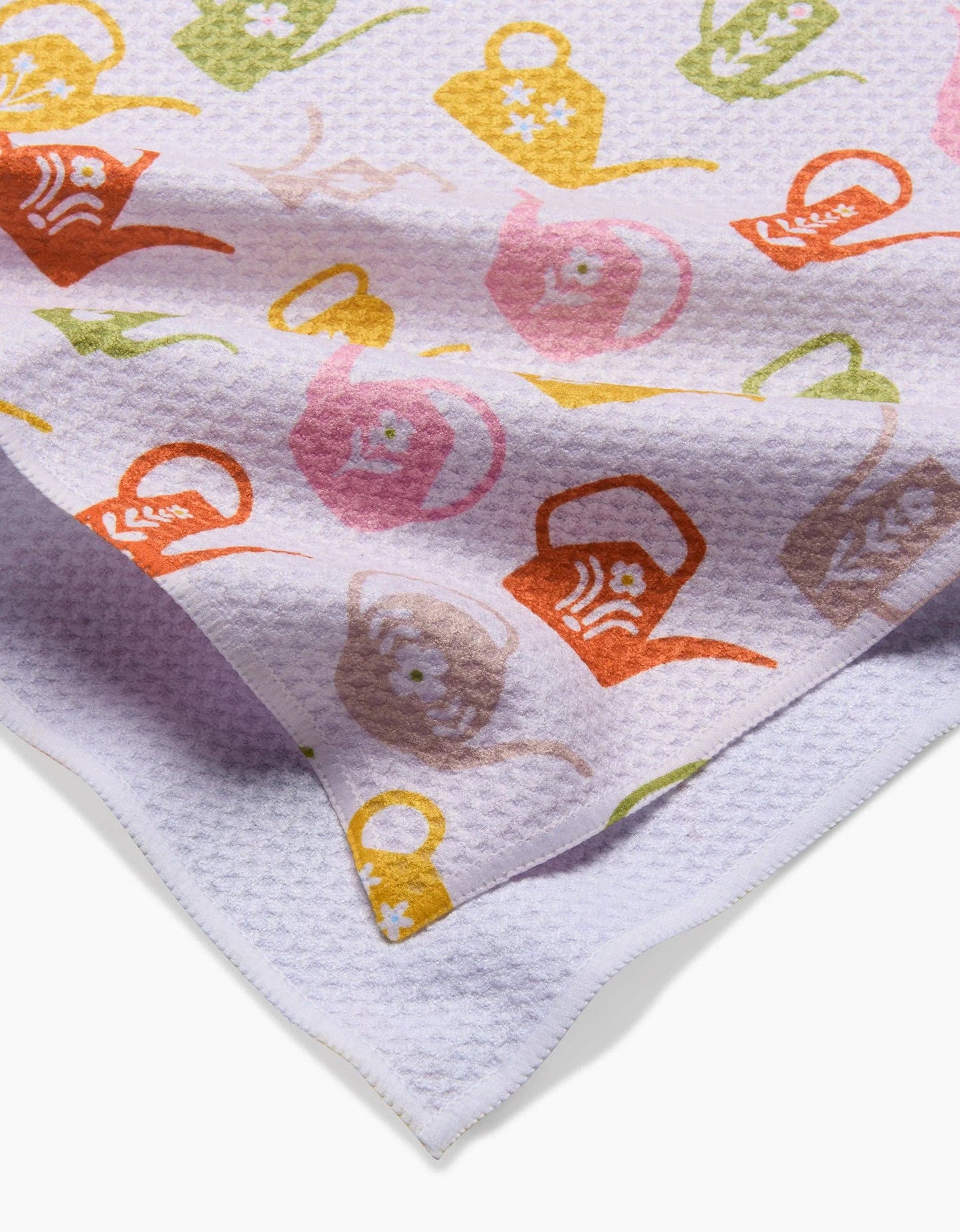 Retro Watering Cans Tea Towel