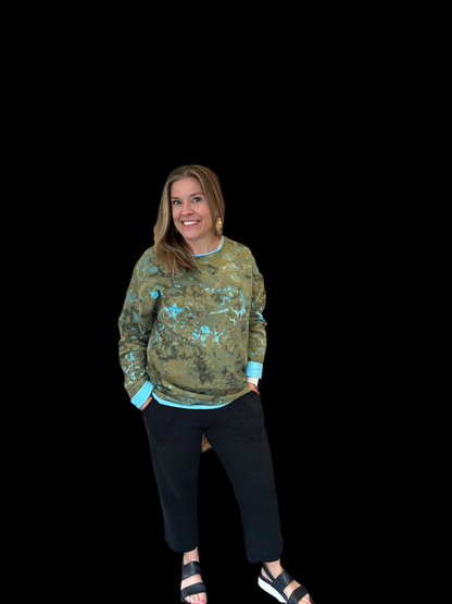 Habitat Marble Washed Fleece Pullover