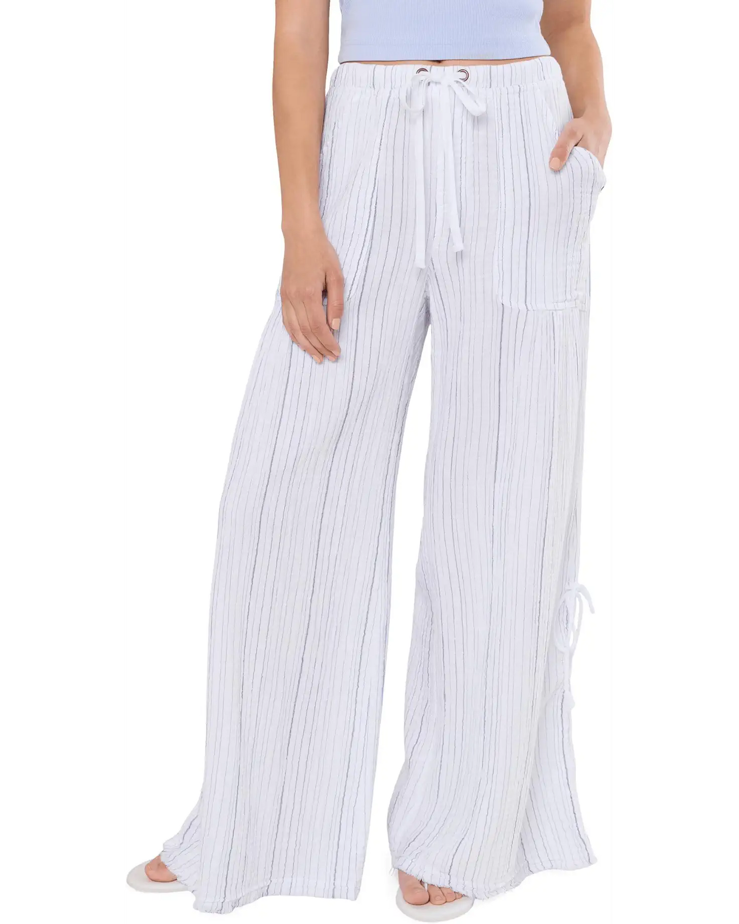 XCVI Muriel Striped Wide Leg