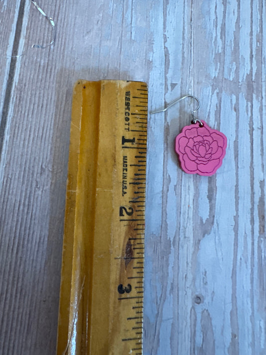Locally Made Peony Earrings