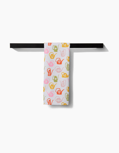 Retro Watering Cans Tea Towel