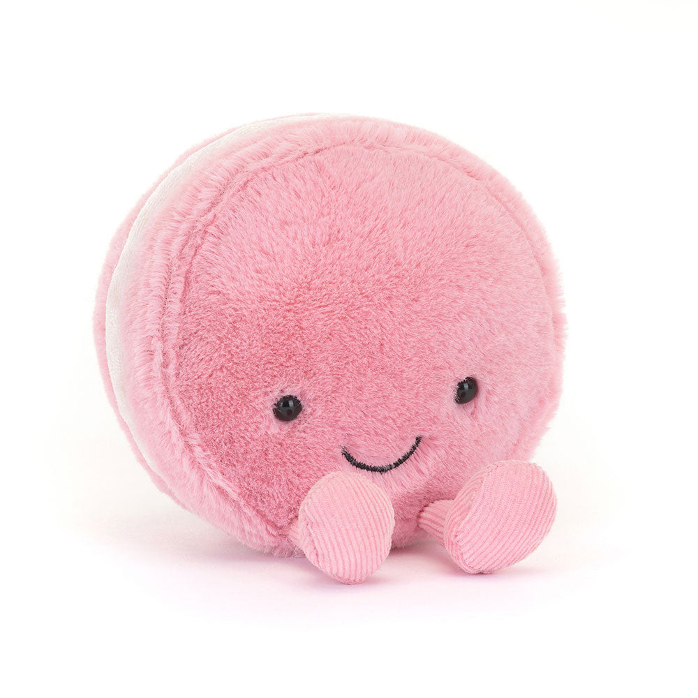 Jellycat Amuseables Mia Macaron (framboise)