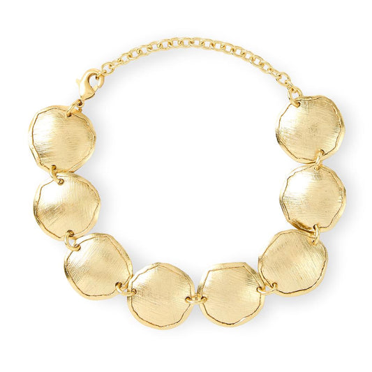 EBass Gold Disc Bracelet