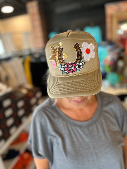 Custom Trucker Hat : yeehaw!