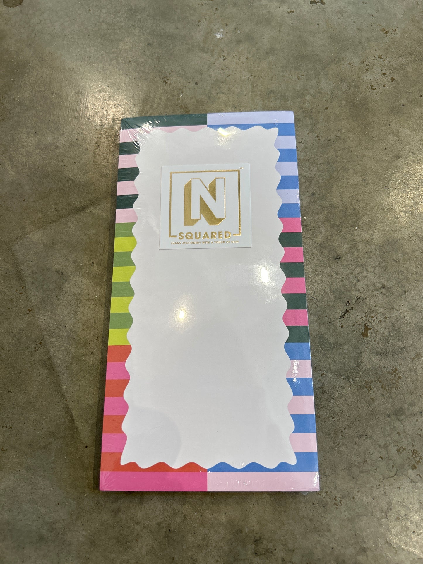 Note Pad Bold Stripe