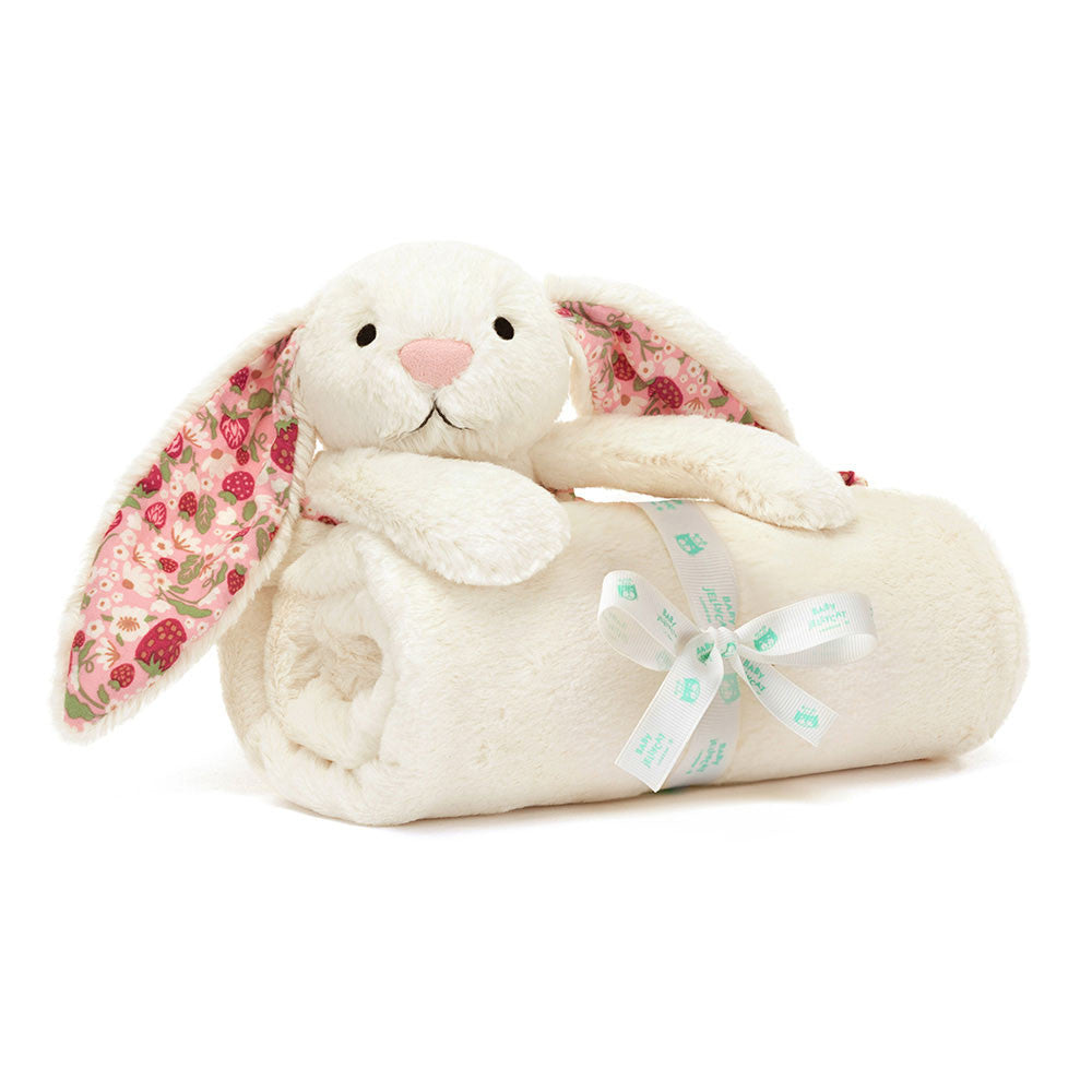 Jellycat blossom cream bunny berry comforter