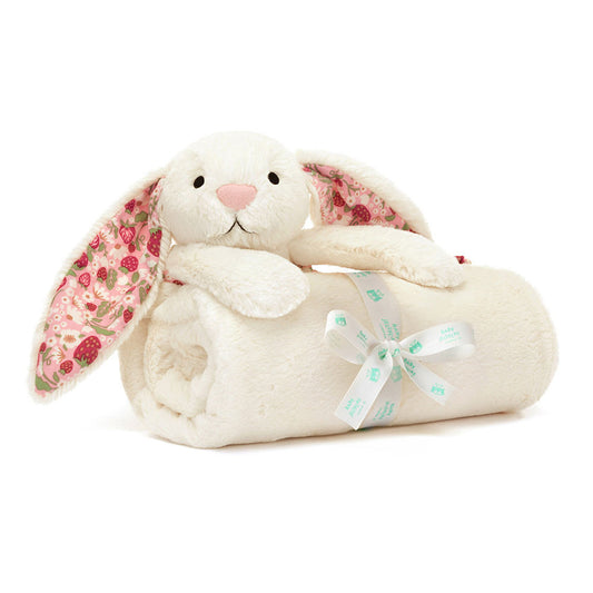 Jellycat blossom cream bunny berry comforter