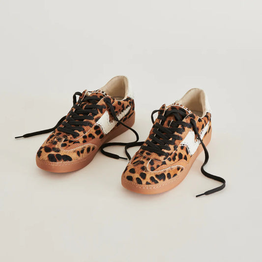 Dolce Vita Notice Stitch Sneaker Dark Leopard