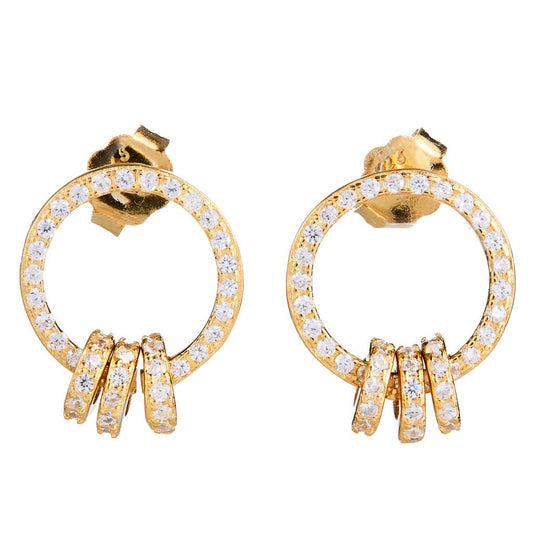 EBass Interlocked Hoop Studs