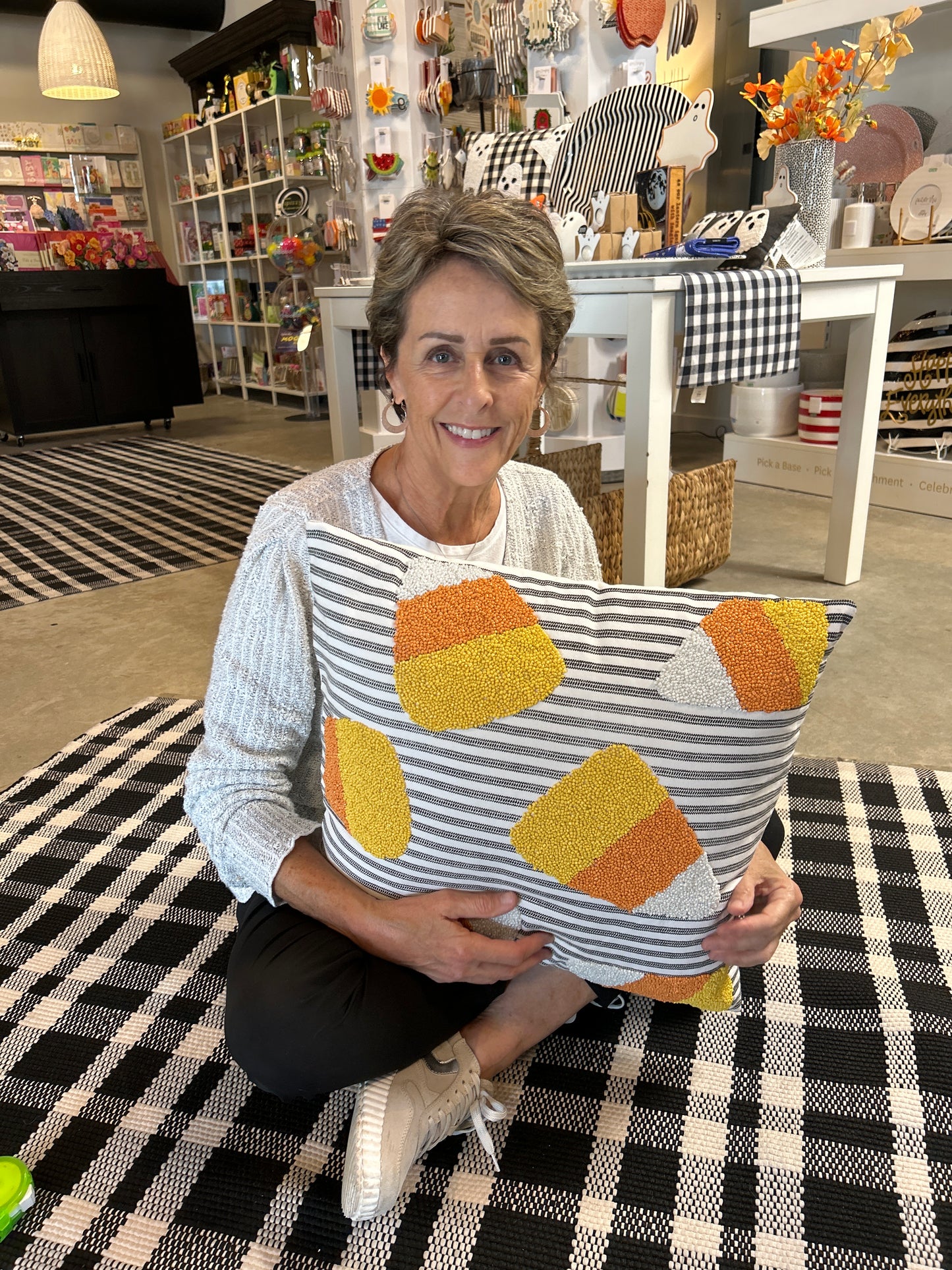 Candy Corn Pillow