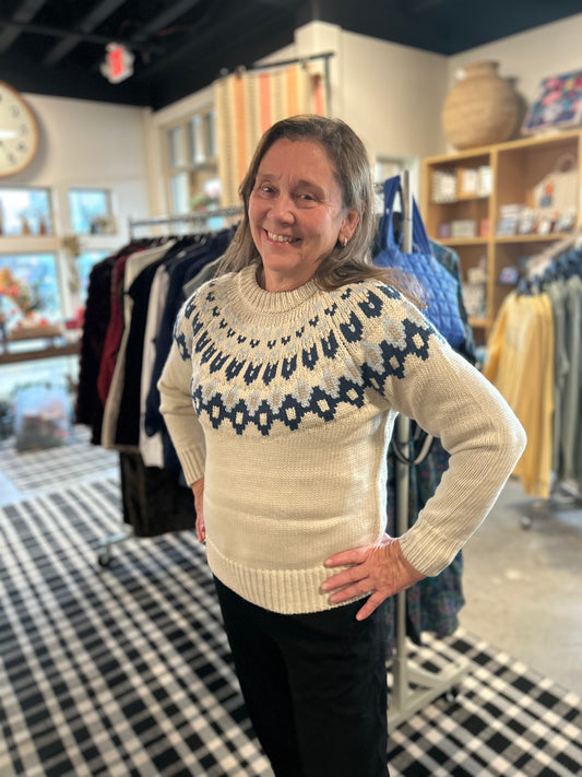 Fairisle Crew Neck Sweater