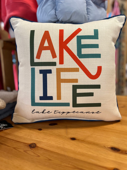 Lake Life Pillow Lake Tippecanoe