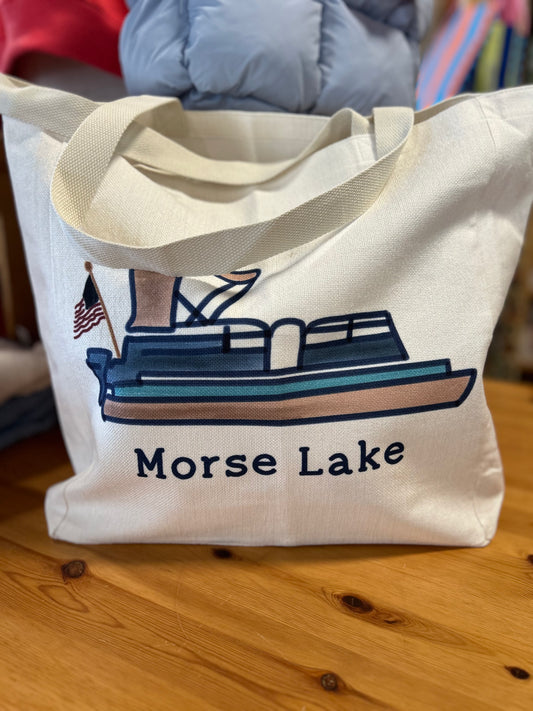 Morse Lake Pontoon Tote